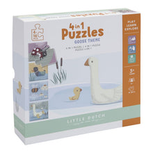 Load image into Gallery viewer, 4 in 1 Puzzle Little Goose
