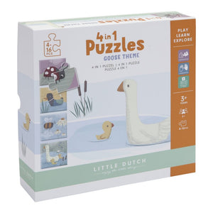 4 in 1 Puzzle Little Goose